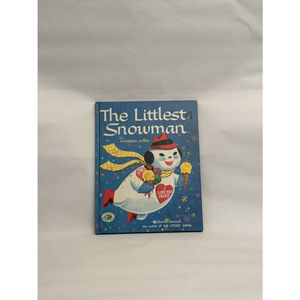 Vintage 1975 The Littlest Snowman ~ Nursery Treasure Books